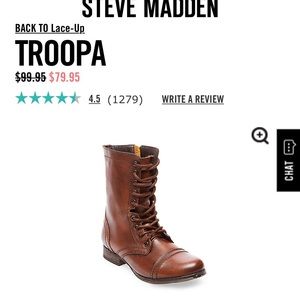 STEVE MADDEN TROOPA BOOTS
